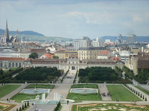 Vienna from Upper Belvedere