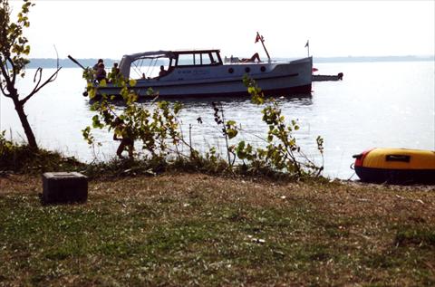 Motor and rubber boat